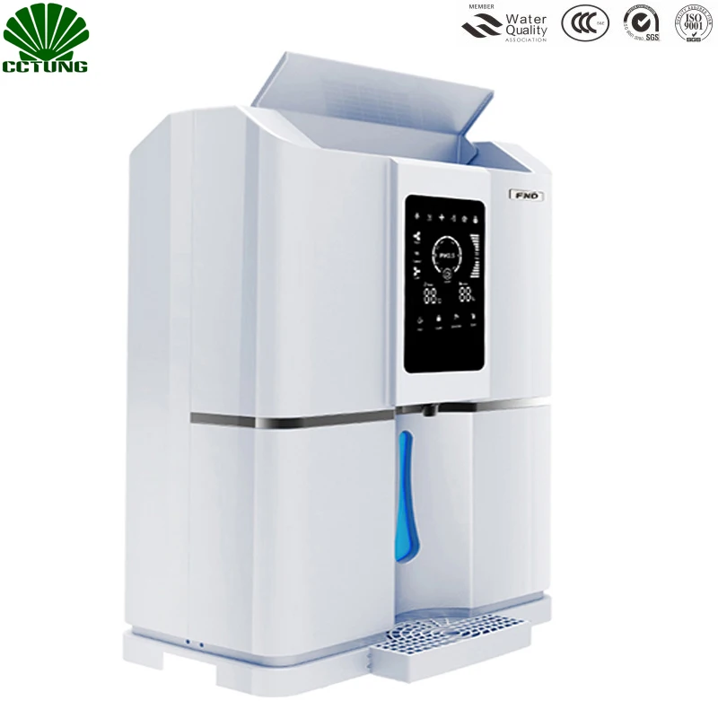 Home 20L/D Pure Atmospheric Air to Water Treatment Dispenser Generator with Intelligent RO Filter  NFC Code-Scanning Match Tech