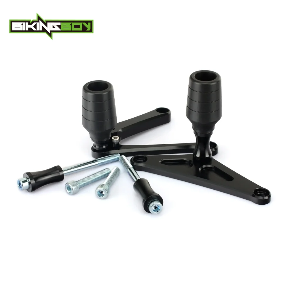 BIKINGBOY For Triumph Daytona 675 2013 2014 2015 2016 2017 2018 13 14 15 16 17 18 CNC Frame Sliders Crash Protector Pads