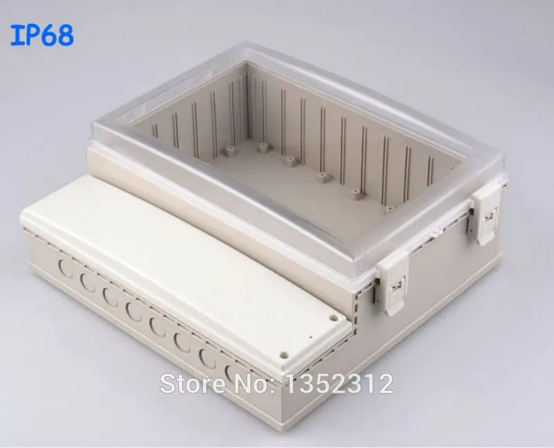 

One pcs 291*301*120mm IP68 waterproof plastic box for electronic electrical meter housing DIY project box sealed control box