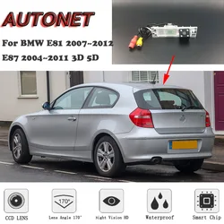 AUTONET HD Night Vision Backup Rear View camera For BMW E81 2007~2012 E87 2004~2011 3D 5D hatchback/license plate camera