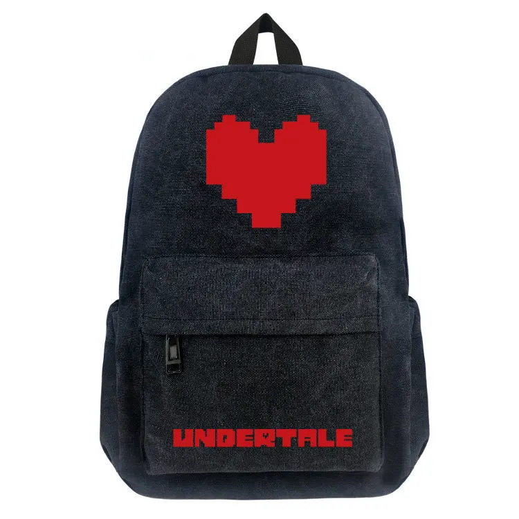 Anime Undertale Backpack Teenage Girls Boys Student Bookbag Sans Papyrus Cartoon mochila Men Laptop Shoulders Bags Travel Bag