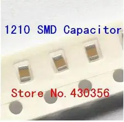 

100PCS smd capacitor 1210 684K 0.68UF ±10% 50V