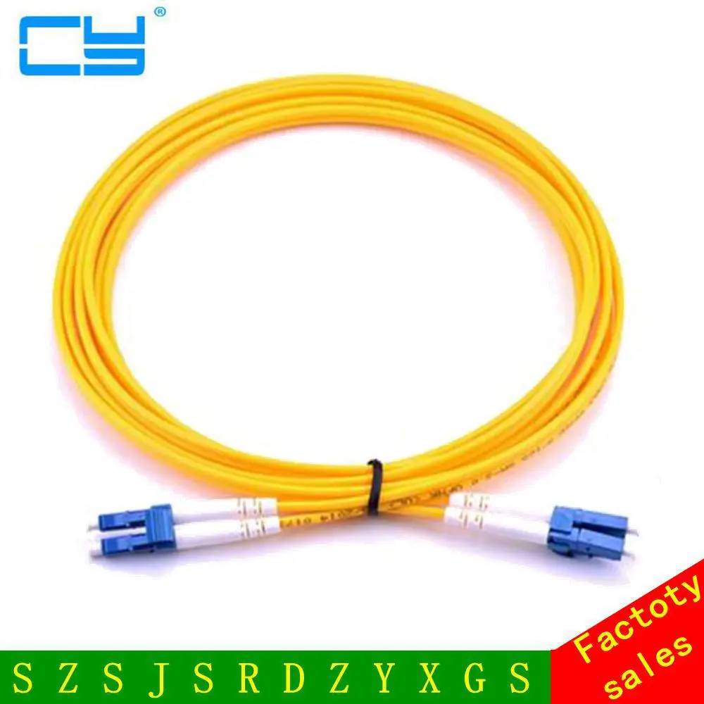 

Duplex SC-SC fiber connectors patchcord Optical fiber jumper to FTTH single modeTwin-Core Fiber 3 meters Double core