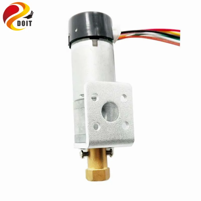 Juego completo de Motor de 25mm que incluye soporte + acoplamientos de latón + tornillos para chasis de tanque de Robot DIY RC Toy Part