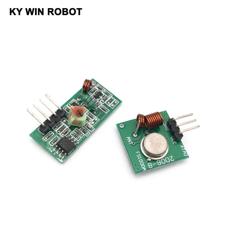 433Mhz RF Transmitter and Receiver Module Link Kit for ARM/MCU WL DIY 315MHZ/433MHZ Wireless for arduino Diy Kit