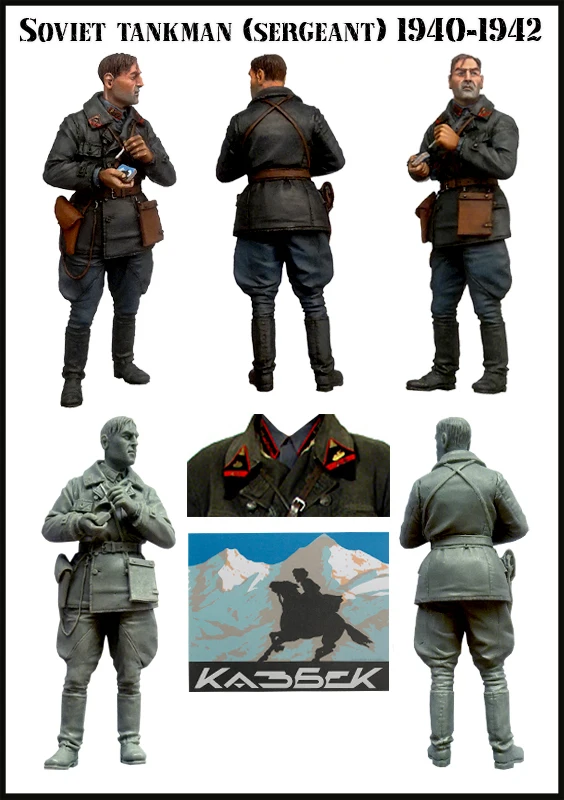 1:35 Resin kit     Soviet tank crews 1940-1942