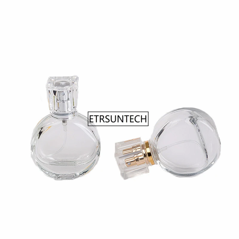 100pcs/lot 25ml Glass Perfume Bottle Perfume Spray Bottle Clear Cosmetic Bottles Empty Parfum Packaging Bottle F3055