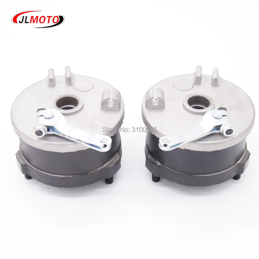 

1Pair/2pcs Left/Right Brake Drum Wheel Hub of Jinling Fuxin 49CC,50CC,90CC,110CC 125CC KIDS ATV UTV Quad Bike Go Kart Parts