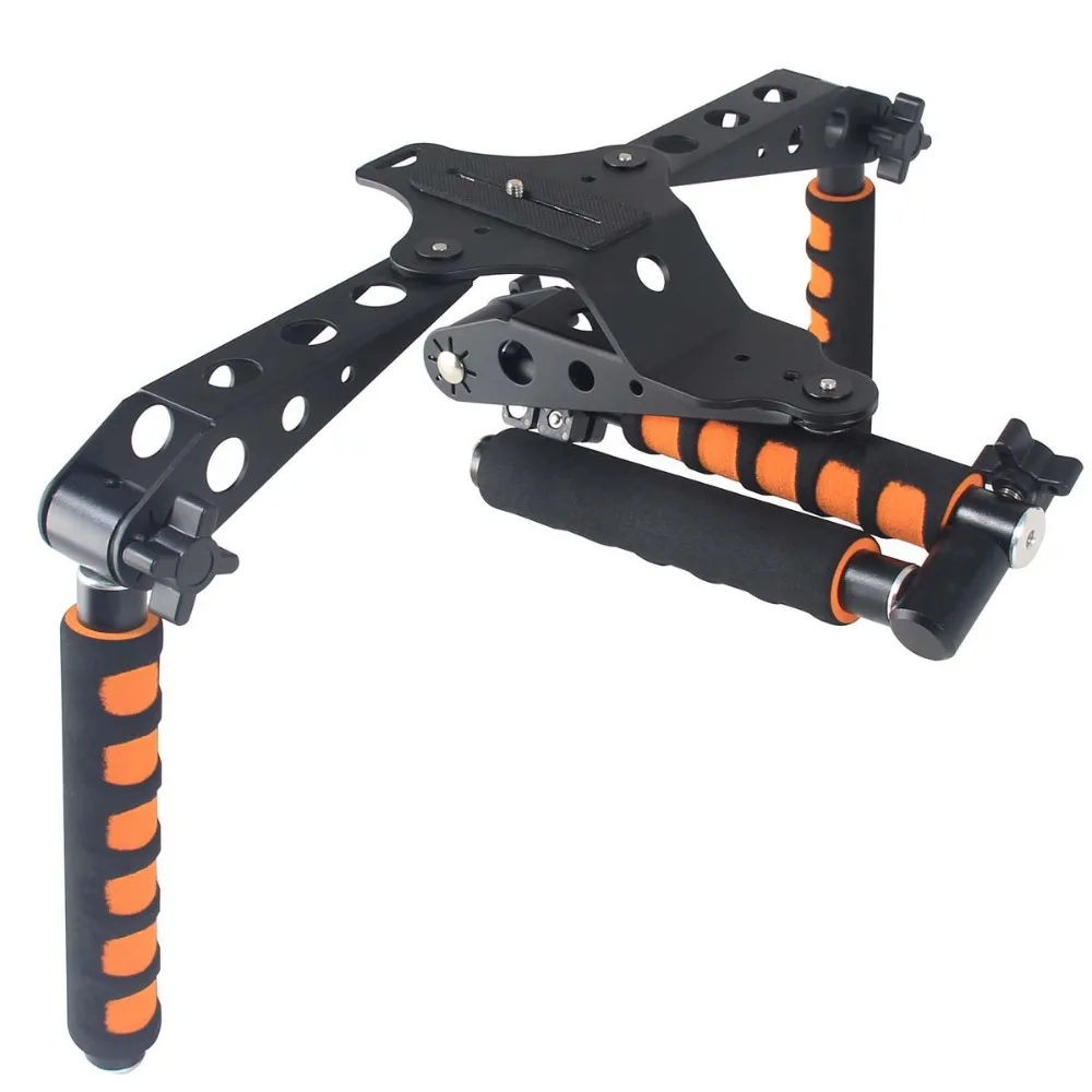 ใหม่แบบพกพาDSLR Rigฟิล์มภาพยนตร์ชุดไหล่ภูเขาวิดีโออุปกรณ์สตูดิโอถ่ายภาพสำหรับCanon Sony Nikonกล้องกล้องSLR DV