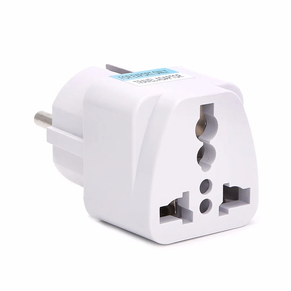 10A European EU Plug Adapter Japan China American Universal UK US AU To EU AC Travel Power Adapters Converter Electrical Charger