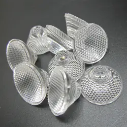 50pcs 1w 3w LED optical lens, 20mm diameter pmma high power led lenses 8/30/45/60 degree beads surface for LED Light