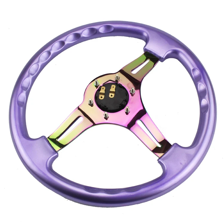 Neo Chrome New 350mm 14inch Steering Wheel ABS Steering Wheel