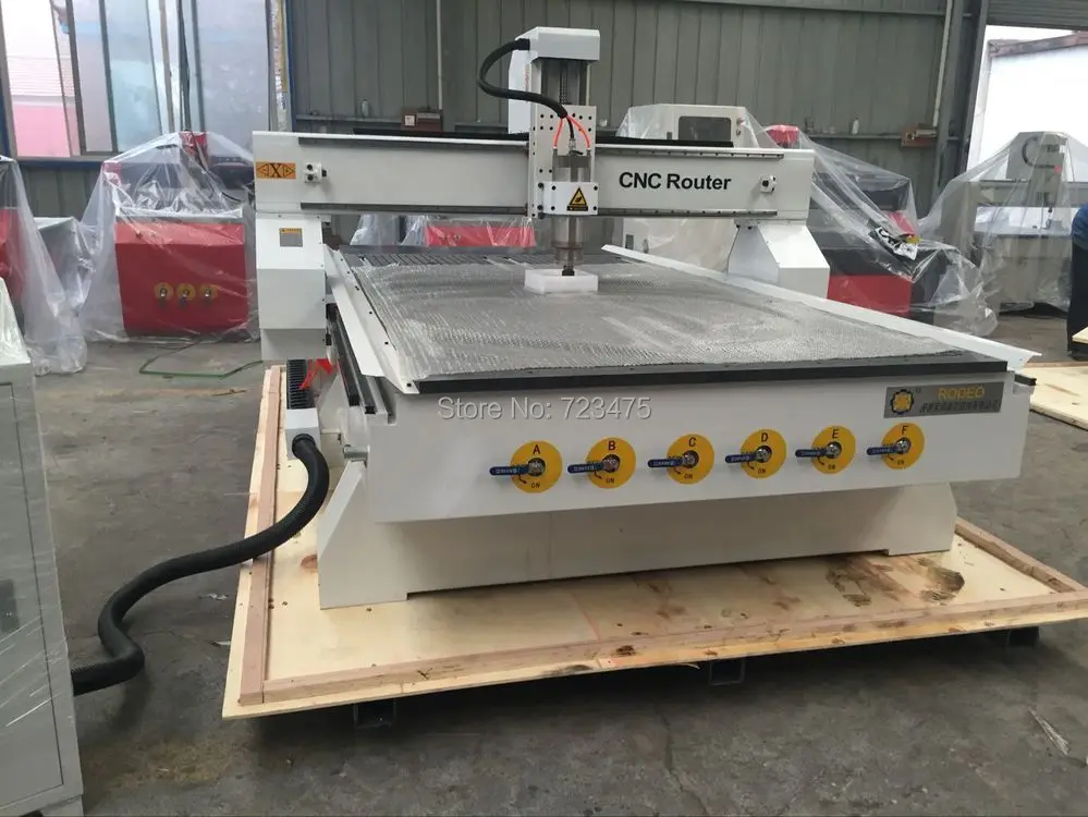 Robotec-fresadora CNC de 3 ejes/4 ejes (rotativo opcional), máquina fresadora de madera CNC, precio bajo, 1325 de puntifunción/2 años de garantía