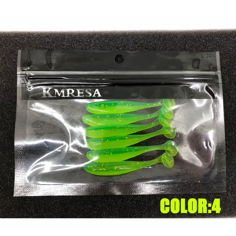 6 Teile/los 5cm 7cm/9cm Wobbler Angeln Lockt Easy Shiner Swimbait Silikon Weichen Köder Doppel Farbe karpfen Künstliche Weicher Köder – Detail 8