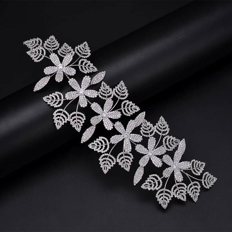Wedding Hair Accessories HADIYANA New Fashion Leaves And Flowers Design Elegant For Women High Quality BC4731 Accesorios Mujer
