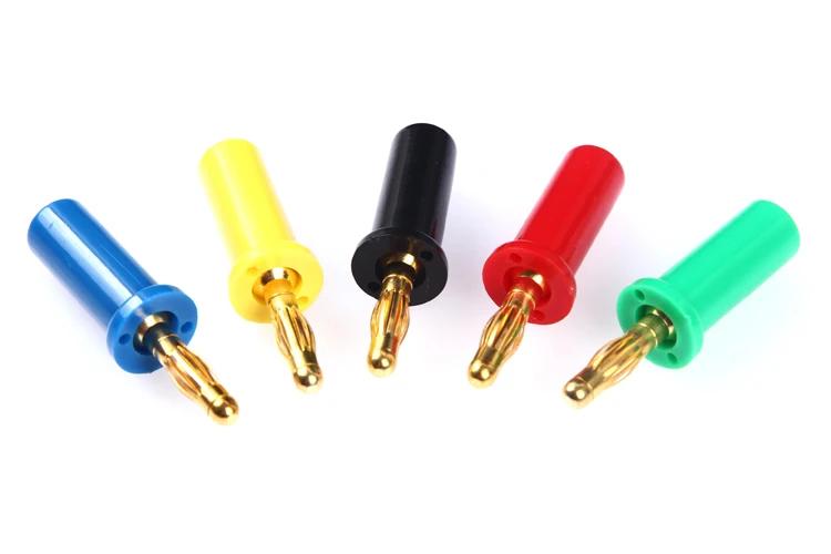 10PCS YT193  High quality  4mm Gold-plated copper Speaker Banana Plugs   Adapter  Speaker Amplifier  Test Probes Binding Post