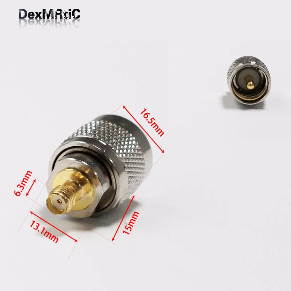 1pc UHF  Male Plug  switch  SMA  Female Jack   RF Coax Adapter convertor  Straight  Goldplated  NEW wholesale