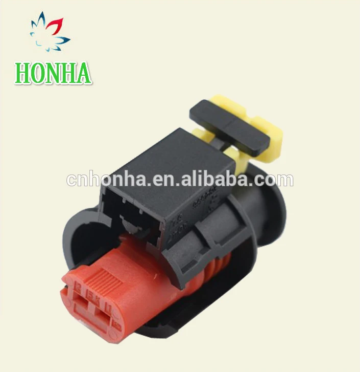 

10 pcs/lots 2 Pin/way waterproof sensor VVT plugs auto into the exhaust solenoid connector 284556-1 with wire or without wire