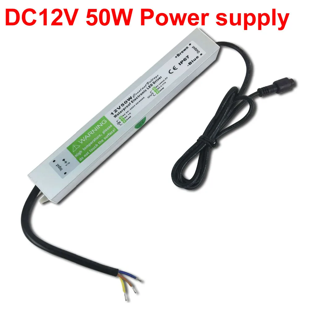 

12V 20W 50W Buried lights LED Driver Adapter Transformer Switch Power Supply IP67 Waterproof CE RoHs US/UK/EU/AU standard