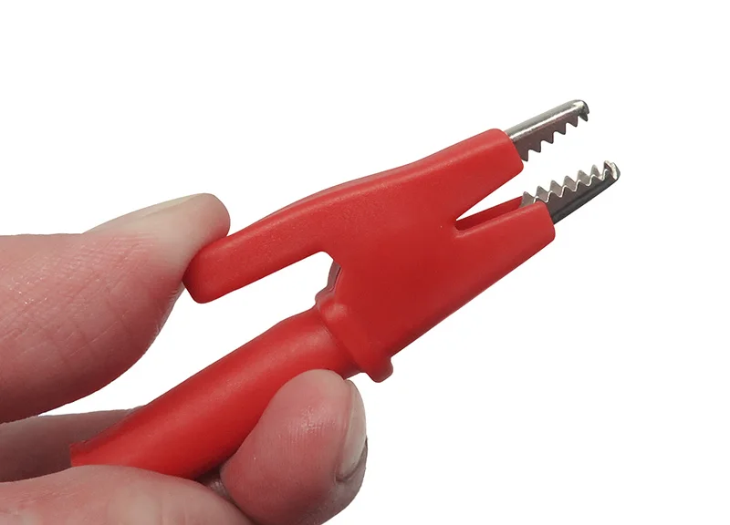 Hot Cleqee P1037 1Set 5Pcs 1M 4mm Banana Plug to Alligator Clip Crocodile Test Probe Lead Wire Test Cable