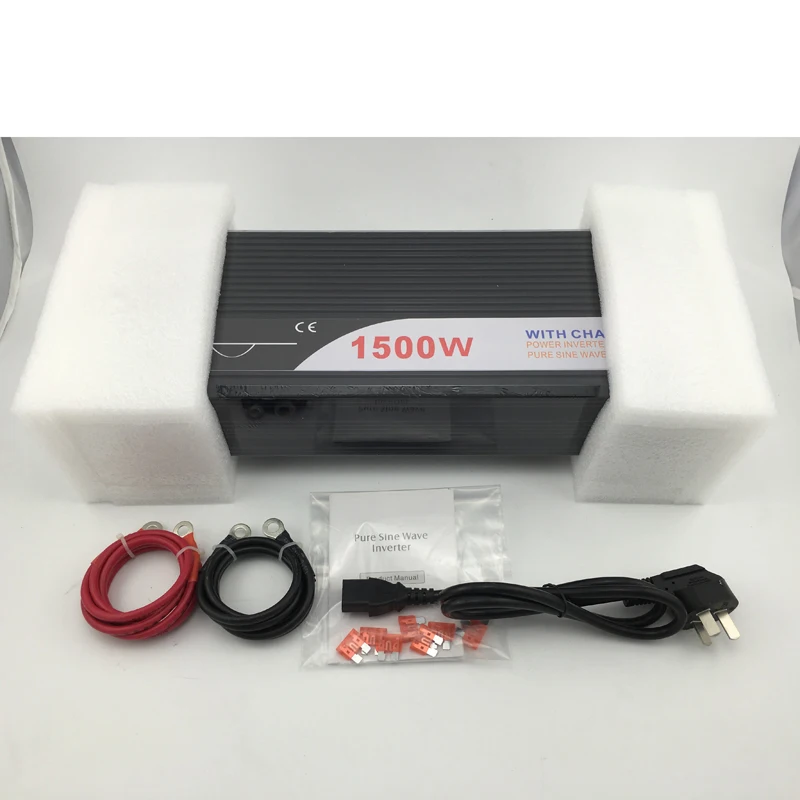 ups inverter 1500W pure sine wave inverter with charger 12V 24V 48v DC to AC 220V 230V 240v solar power inverter