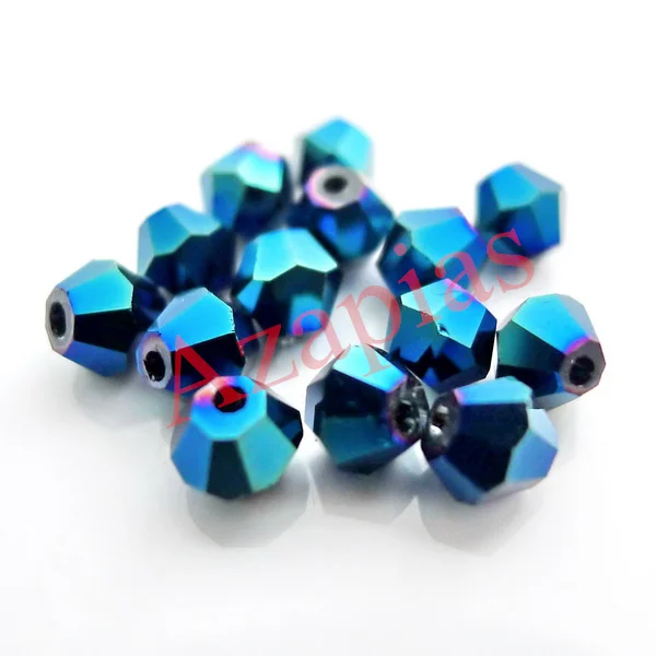 wholesale AAA top quality in package 3/4/5/6/8mm top5301 crystal bicone glass beads special color full size free shipping