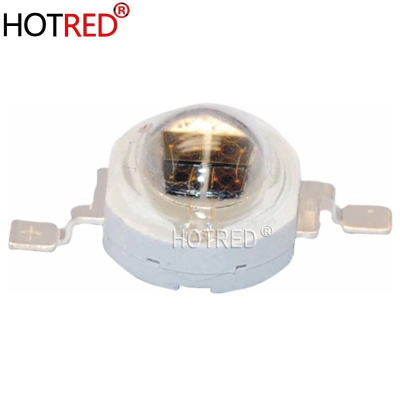 10PCS 5W Infrared IR 940nm 850nm 4chips High Power LED Diode Chip Emitter DC1.5-1.7V with 20mm Star Platine Base for Security