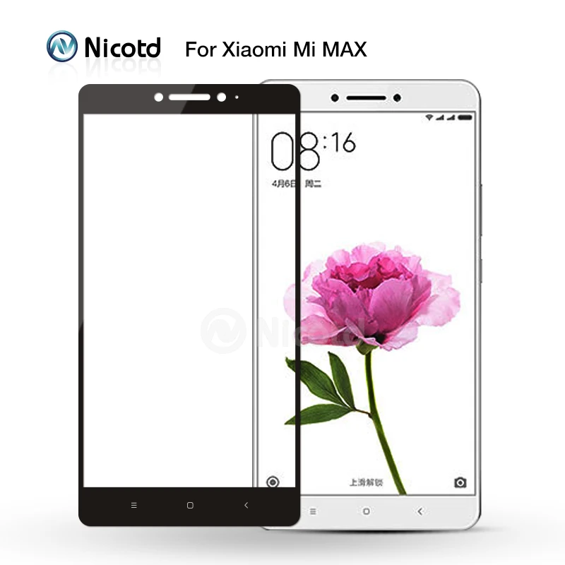 Nicotd Full Cover Tempered Glass For Xiaomi Mix 2s Note 3 5x A1 6x Screen Protector for redmi 6 pro 6A 6 lite For Xiomi Mi MAX 2