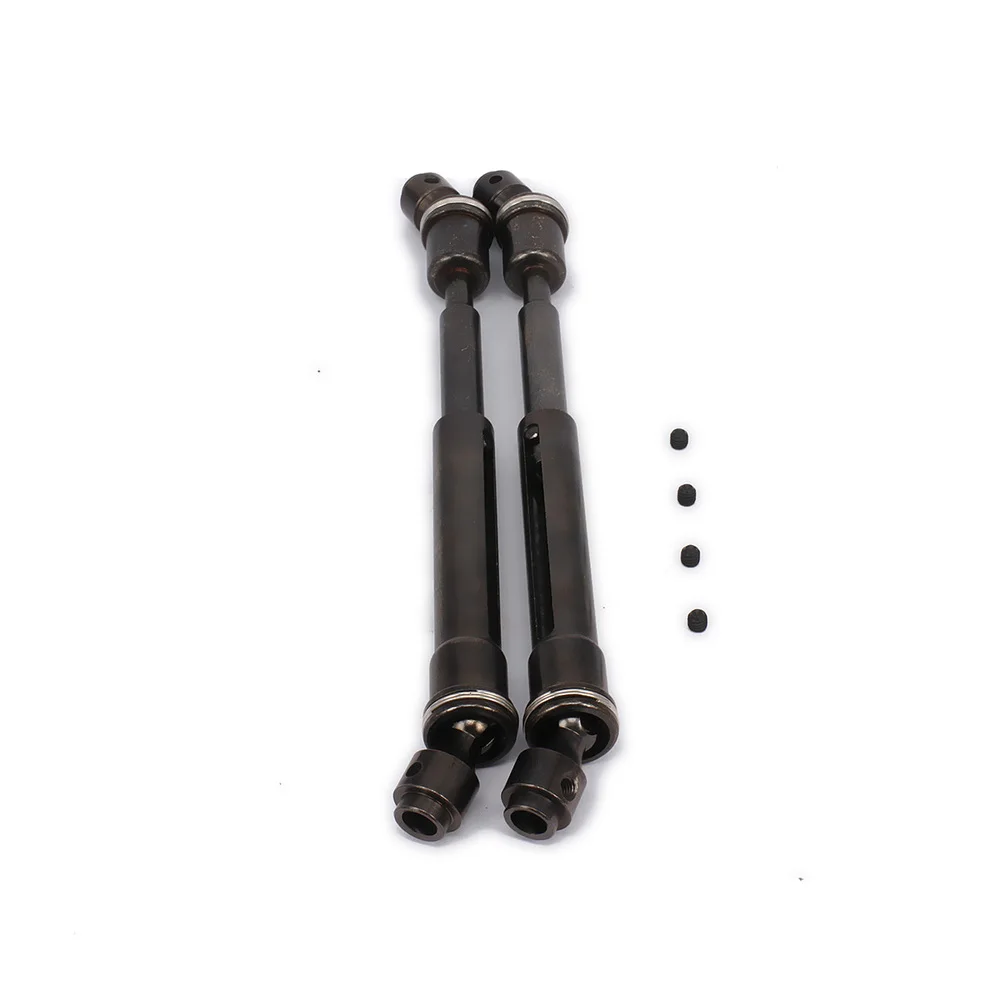 

2pcs Metal Steel Universal Drive Shaft Dogbone 112-152mm For Rc Car 1/10 Axial Scx10 Upgraded Hop-Up Parts SCX0019 Wrangler