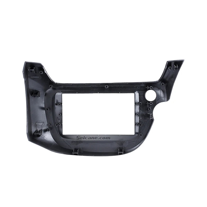 Hottest Professional Black Double Din Car Radio Frame Fascia Frame CD Trim Panel for 2008-2013 Honda Fit LHD Audio Cover Fitting