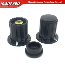 10pcs 4mm black knob button cap is suitable for WXD3-13-2W WXD3-12 WXD3-13 potentiometer knob Inner Hole Diameter 4MM