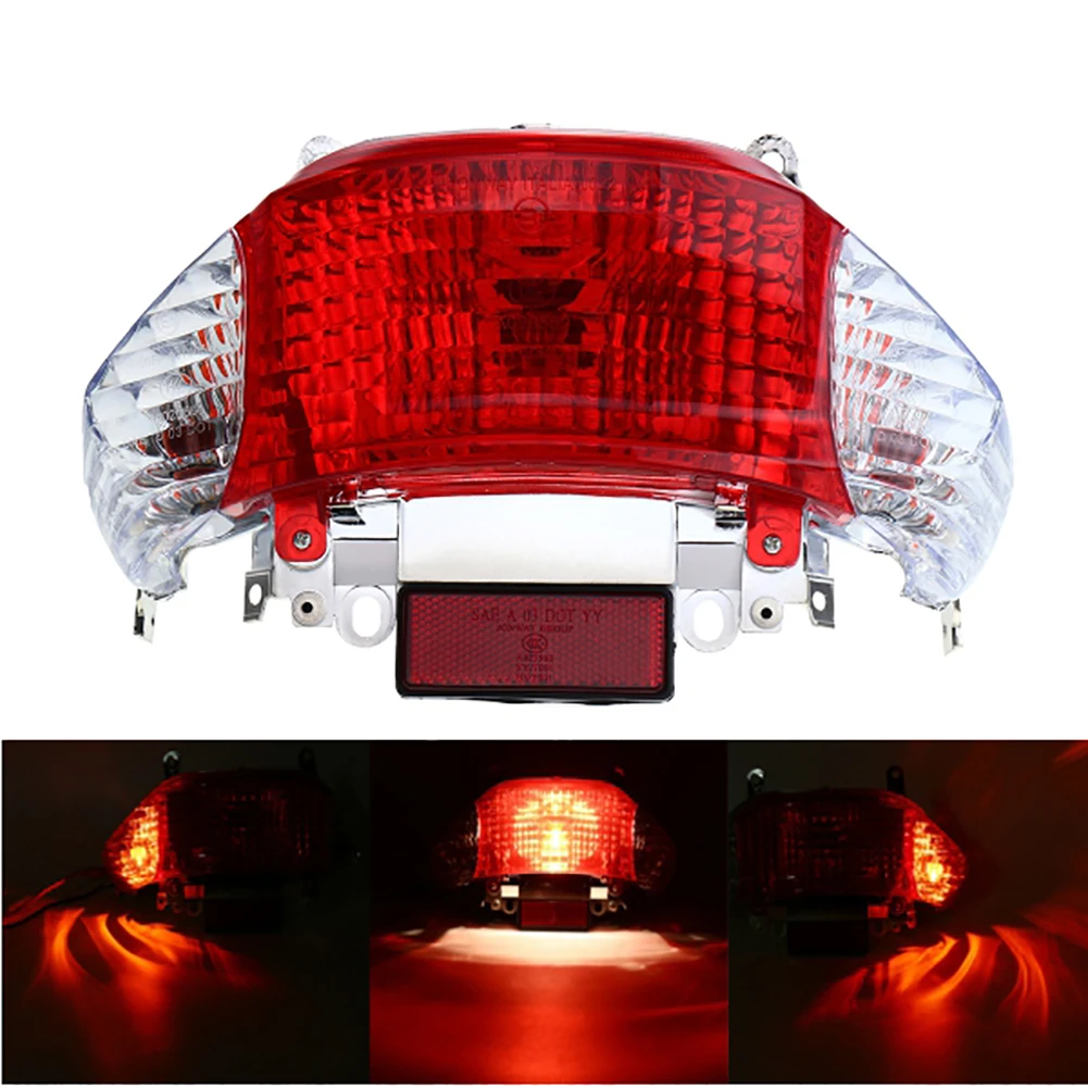 Super Bright Motorcycle Tail Light Assembly for Chinese 50cc GY6 Scooter Moped Tao Tao Sunny Motorcycle Tail Light