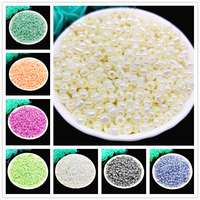 2mm 3mm 4mm Imitation Pearls Czech Beads Crystal Glass Seed  for Jewelry Making Earring Necklace Bracelet Handmade DIY