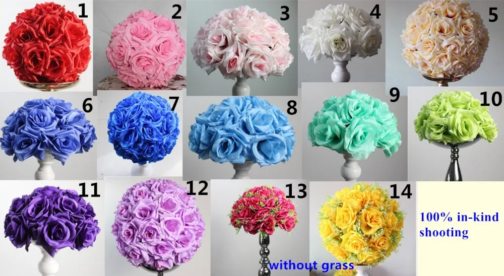 

SPR artificial flower ball 15cm*10pcs wedding kissing flower ball party decoraion arch road lead flowers wedding backdrop