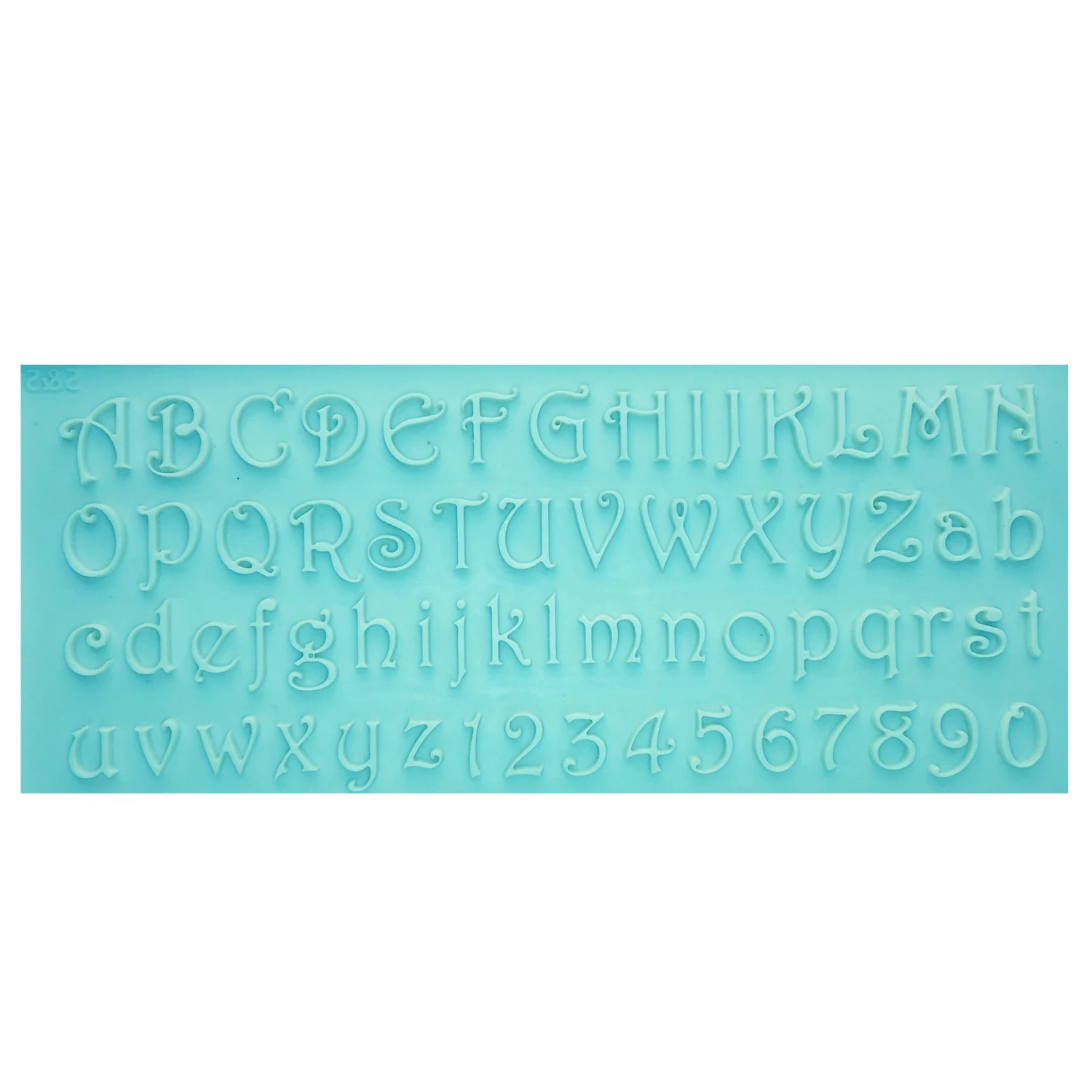 M0701 Alphabet Letter/Number silicone mold fondant mold cake decorating tools chocolate gumpaste mold