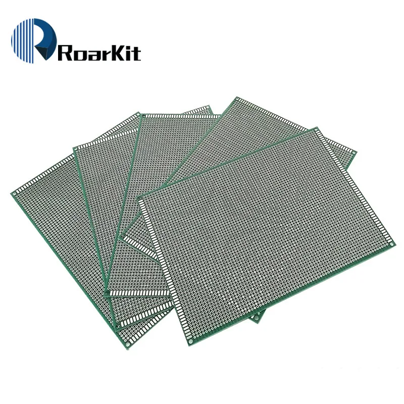 5PCS/LOT 15x20 cm 2.54mm PROTOTYPE PCB 2 layer 15*20 panel Universal Board double side