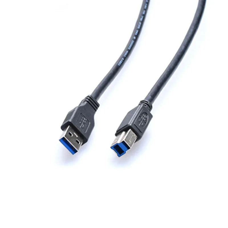 1 متر 2 متر 3m USB 3.0 عالية السرعة كابل طابعة طويلة الرصاص أ إلى ب الأسود محمية للكمبيوتر مكتب والمدرسة