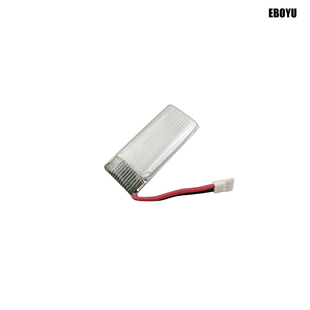 EBOYU-3.7V 550mAh 25c Lipo 배터리 + 1 ~ 4 밸런스 충전기, JXD 523 523W H43WH RC 쿼드콥터 드론 교체 배터리, 4 피스