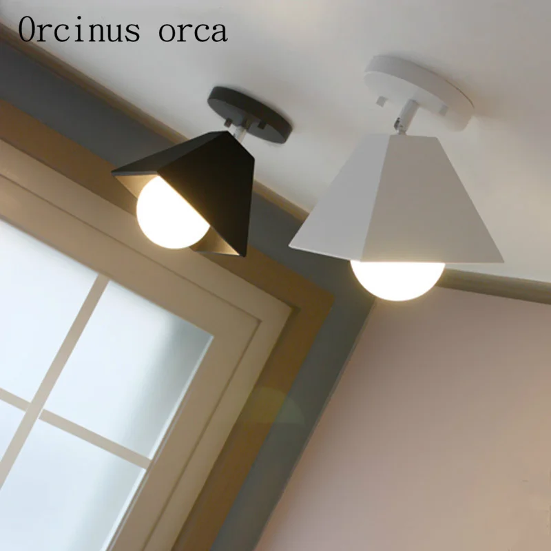 Nordic creative LED small ceiling lamp  aisle hallway cloakroom balcony corridor  lights Postage free