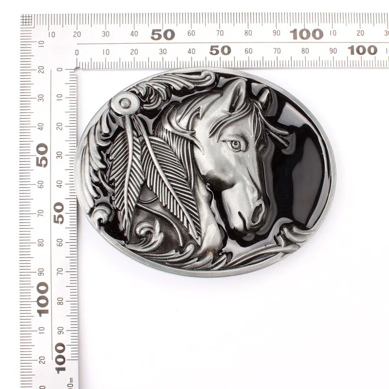 Horse head Personality Cowboy Belt Buckle European and American Style