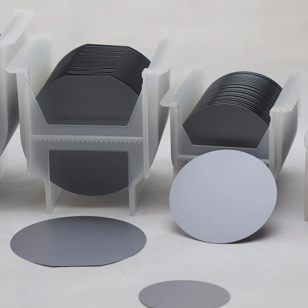 2 inch single-sided polished monocrystalline silicon wafer/resistivity <0.0015 Ohm per centimeter/ thickness of 350um