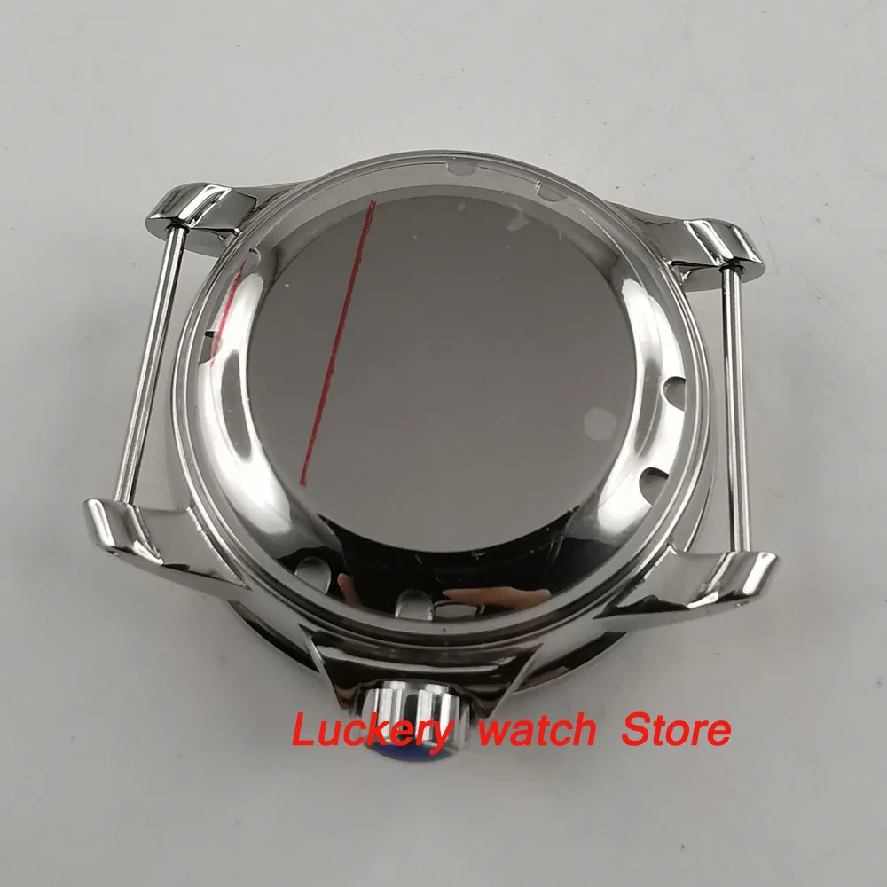 45mm watch case fit ETA 2836 Mingzhu 2813 Miyota 8215 movement-BK19