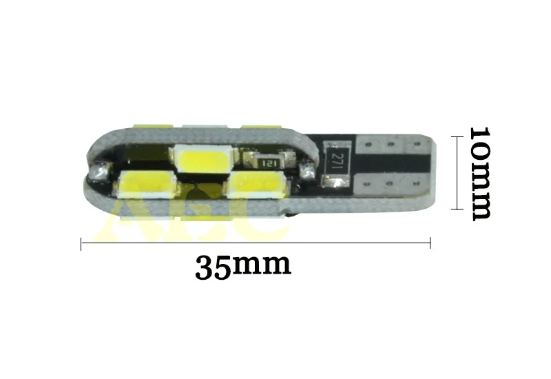 Super Bright Car LED Light T10 Canbus 12 SMD 5630 LED W5W no error 12SMD 5730 Error Free 194 168 red yellow green ice blue 12V