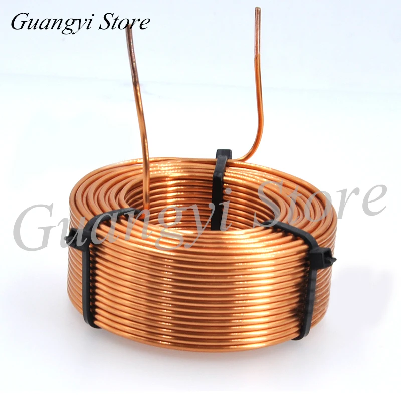 1.2mm Speaker Frequency Divider Inductance Coil Air-core Inductance Oxygen-free Copper Coil Custom-made Arbitrary Specifications