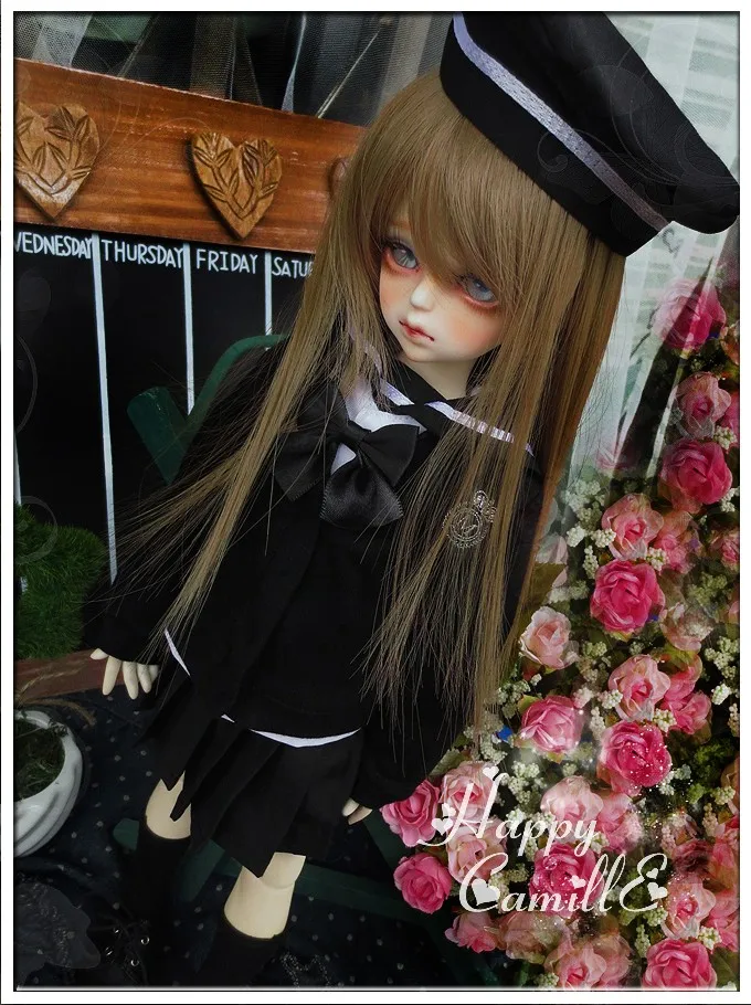 1/4 scale BJD clothes Student suit Coat+Shirt+Hat+Skirt or Shorts for BJD/SD MSD doll accessories,Not included doll,shoes,wig