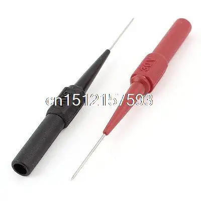 2pcs Universal Probe Test Pin Needle 4mm Socket for Digital Multimeter Meter