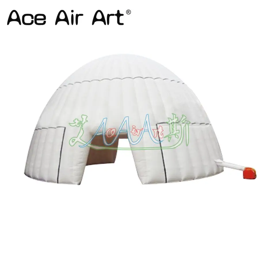 White Huge Inflatable Dome Tent Inflatable Event Party Igloo Marquee Canopy with Doors and Windows for Sale