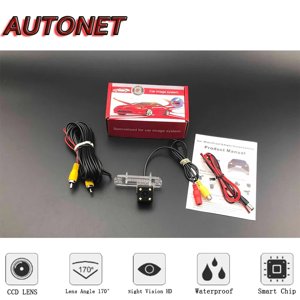 AUTONET Backup Rear View camera For Mercedes Benz W203 W209 A160 W219 W251 2001~2007 Night Vision parking/license plate camera