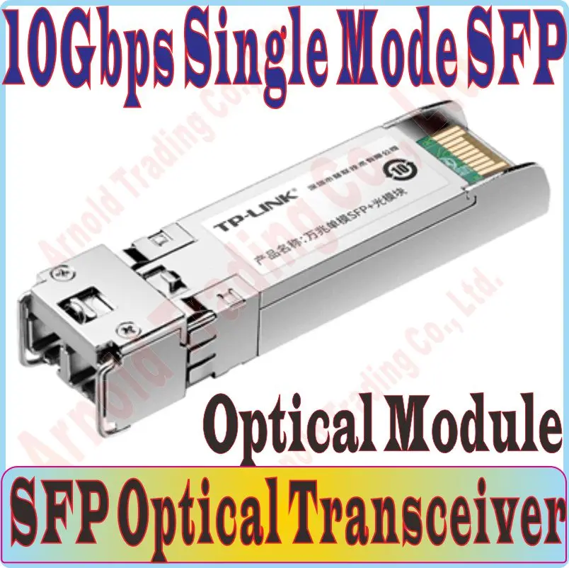 

TP-LINK 9/125um 10000Mbps 10Gbps Single Mode SFP + Optical Module, 1310nm 10Km SFP, SFP LC Connector Gigabit module card