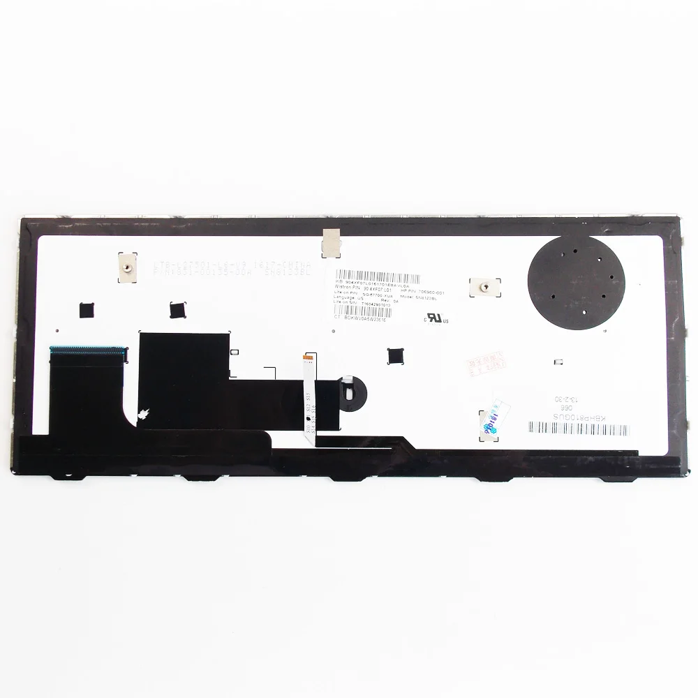 Imagem -03 - Portátil Eua Inglês Versão Teclado para hp Elitebook Revolve 810 g1 810 g2 810 g3 com Retroiluminado
